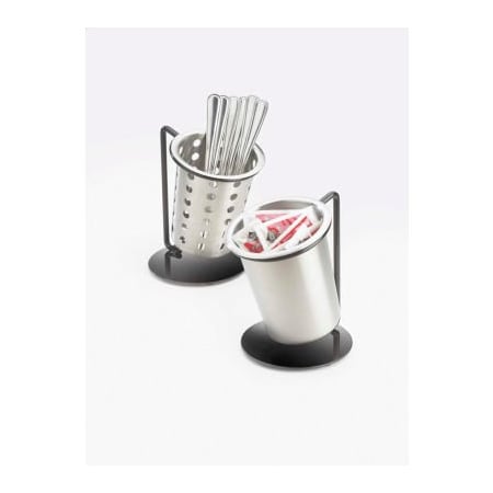 Cal-Mil Cal-Mil 1226-39-SOLID Iron Single Solid Ring Cylinder Display 6"W x 6"D x 6"H Silver 1226-39-SOLID